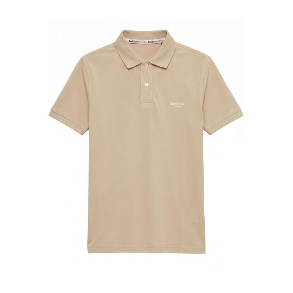 Baldinini Trend Beige Cotton Men Men's Polo-Shirt